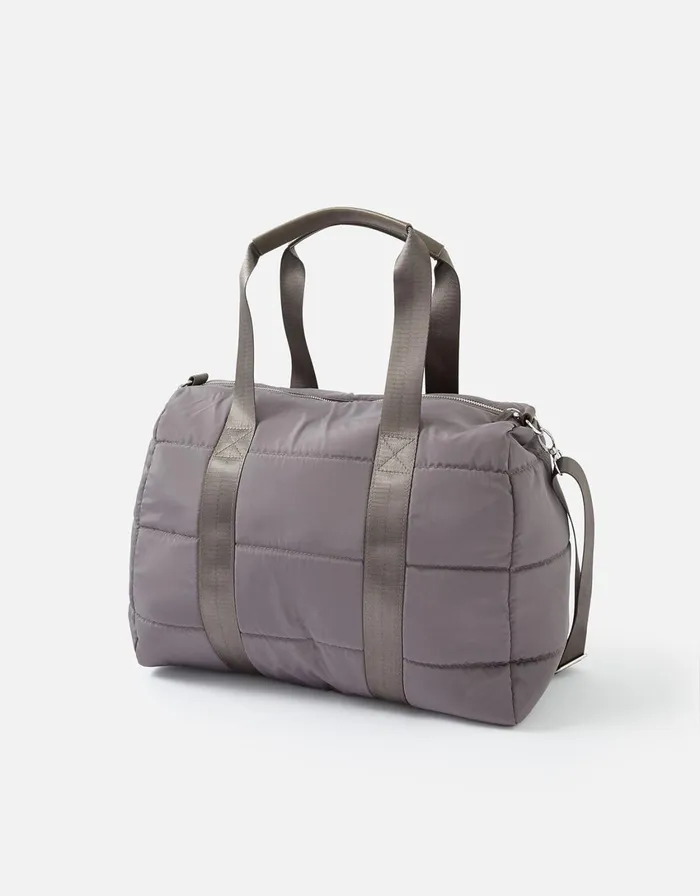 Accessorize Becki Gym Bag With Recycled Polyester Grey Grey Women Shoulder Bags