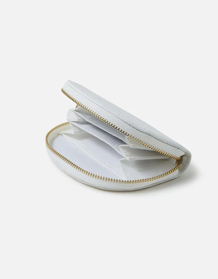 Accessorize Crescent Purse White White Women Purses and Wallets