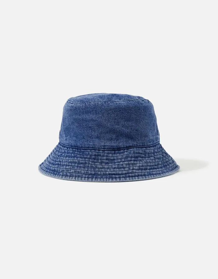 Accessorize Dani Denim Bucket Hat Women Hats