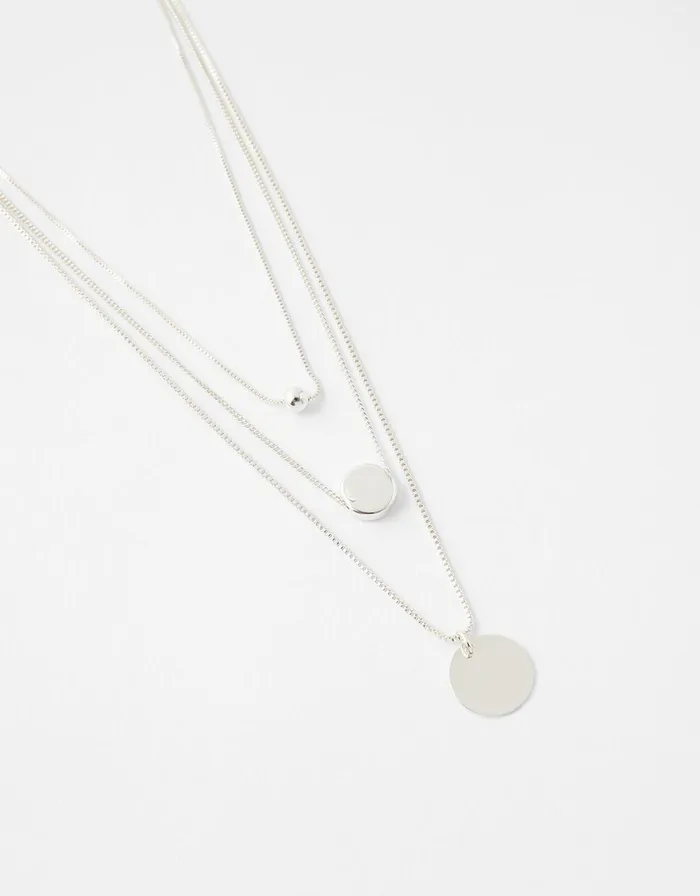 Accessorize Discy Layered Necklace Women Necklaces