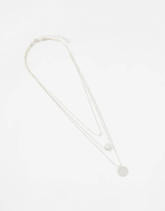 Accessorize Discy Layered Necklace Women Necklaces