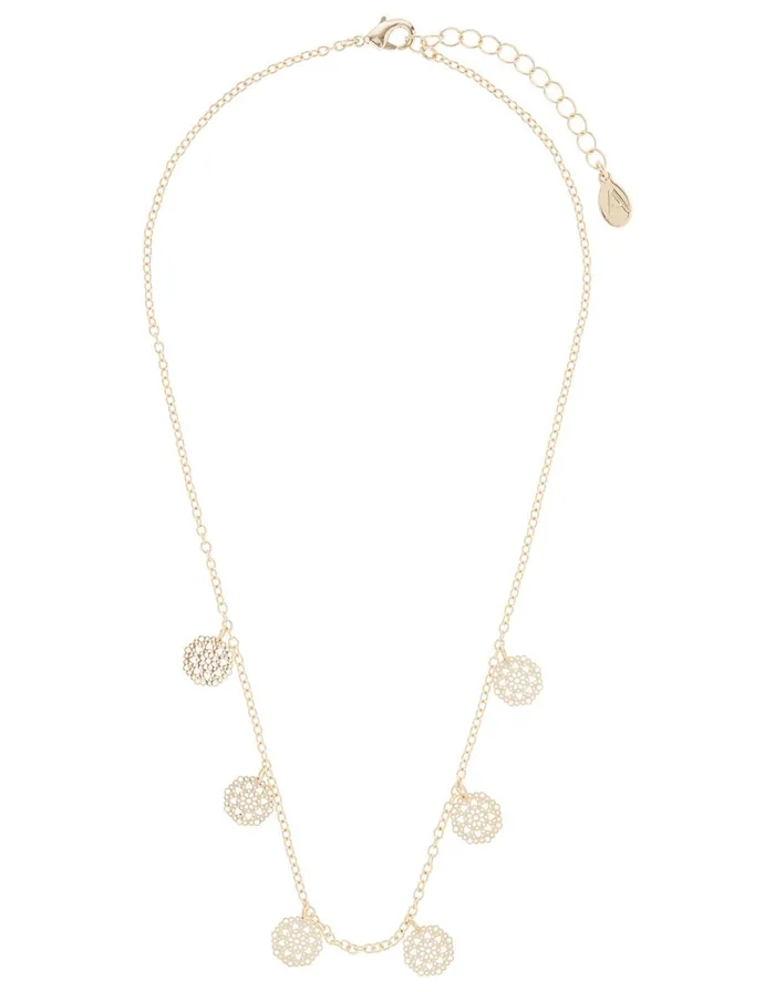 Accessorize Filigree Disc Pendant Necklace Women Necklaces