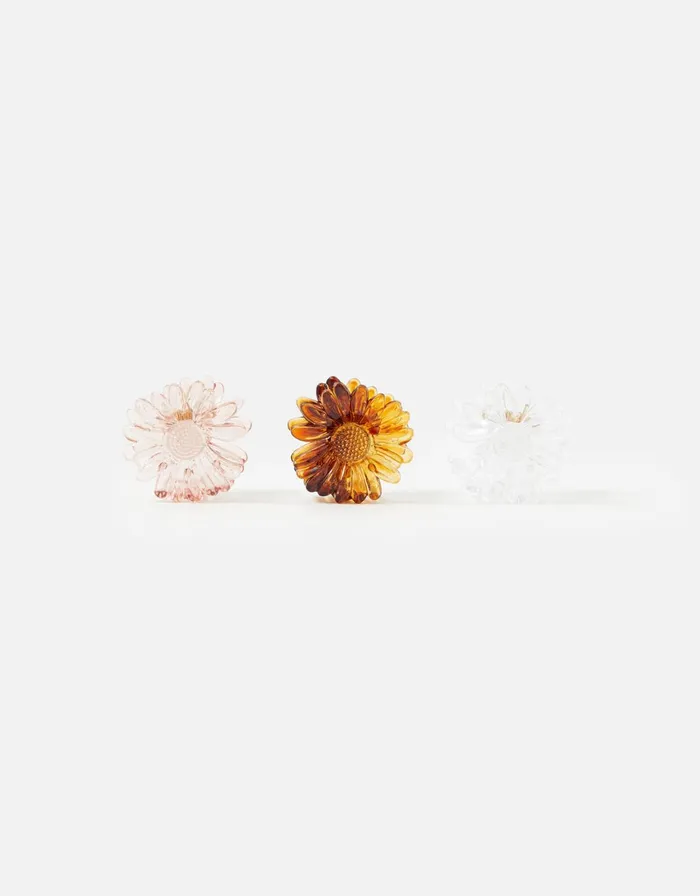 Accessorize Flower Claw Clip Set Women Hair Accessories