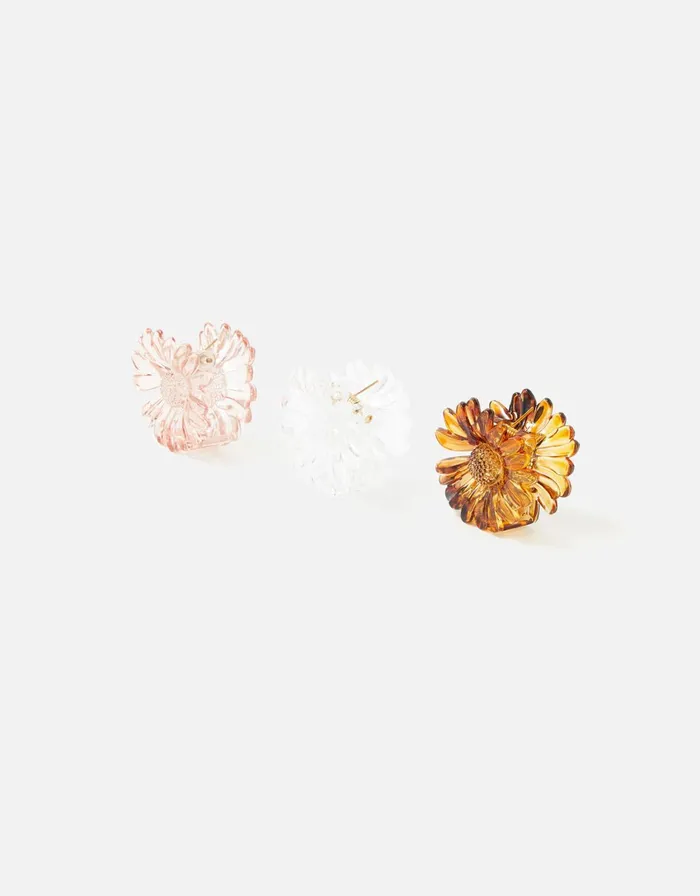 Accessorize Flower Claw Clip Set Women Hair Accessories