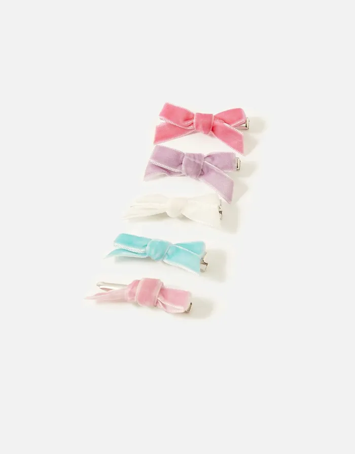 Accessorize Girls Bow Hair Clip Multipack Girls Hair Accessories