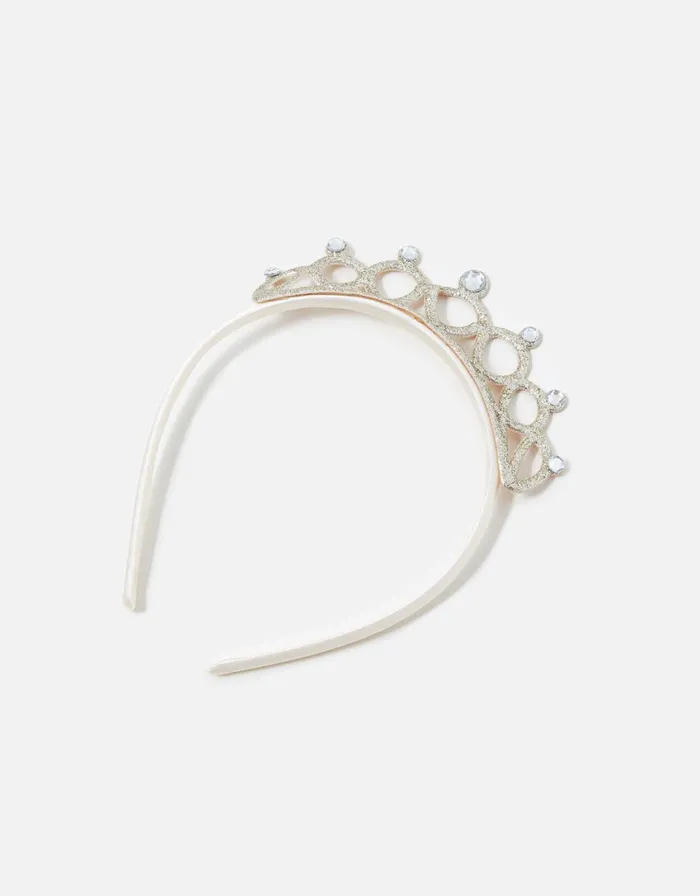 Accessorize Girls Crystal Glitter Tiara Girls Hair Accessories