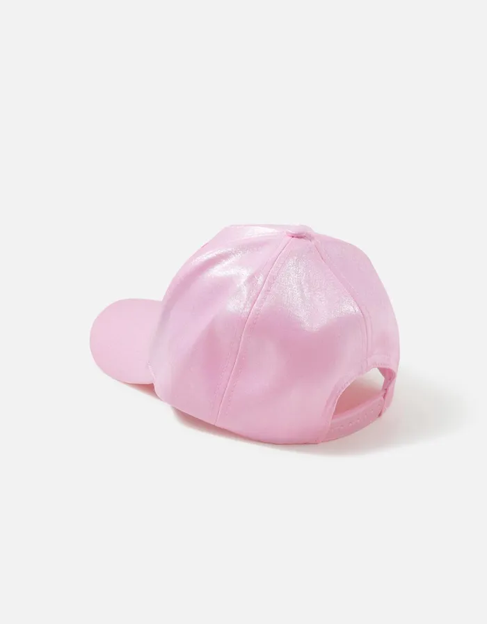 Accessorize Girls Flamingo Sequin Baseball Hat Pink Pale Pink Girls Accessories