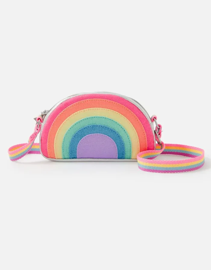 Accessorize Girls Rainbow CrossBody Bag Girls Bags
