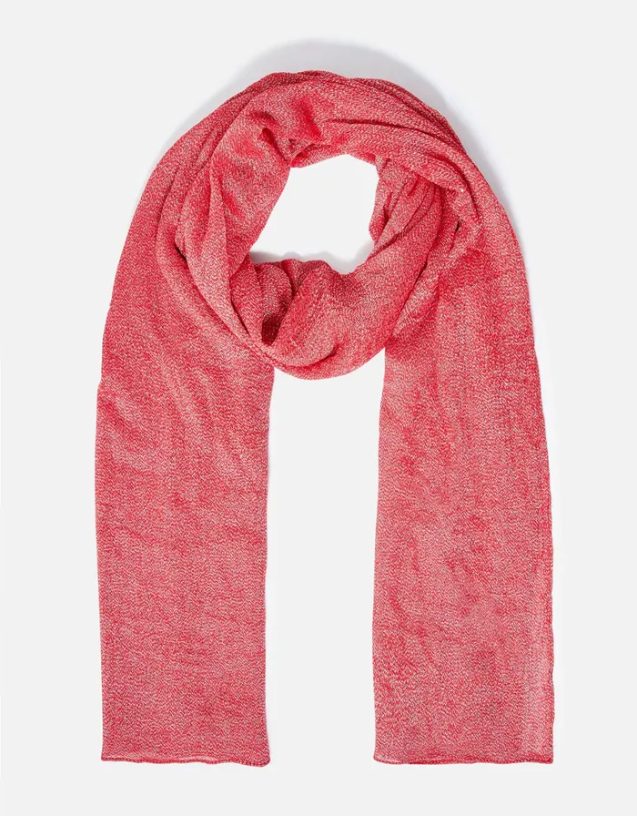 Accessorize Glitter Occasion Scarf Red Red Women Scarves