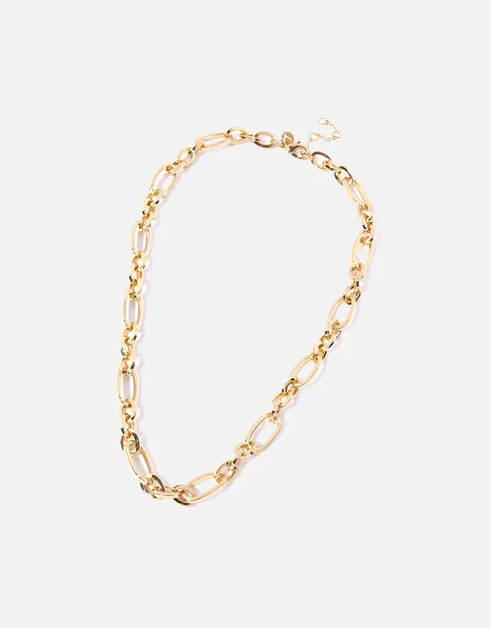 Accessorize GoldPlated Chunky Chain Necklace Women Necklaces