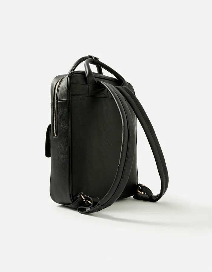Accessorize Harrie Backpack Black Women Vegan Bags Backpacks and Purses