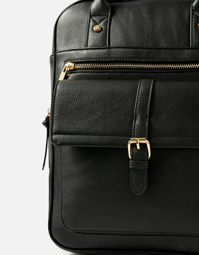 Accessorize Harrie Backpack Black Women Vegan Bags Backpacks and Purses