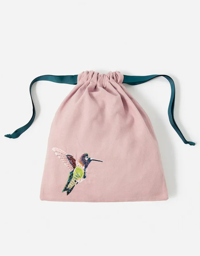 Accessorize Hummingbird Drawstring Bag WWF Collaboration Women Travel Bags