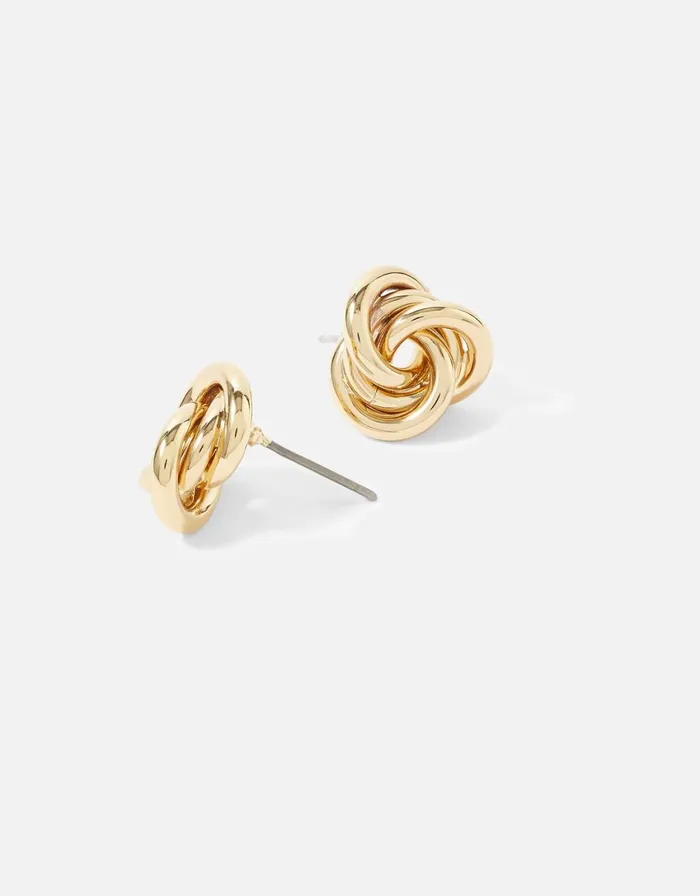 Accessorize Knot Stud Earrings Women Earrings