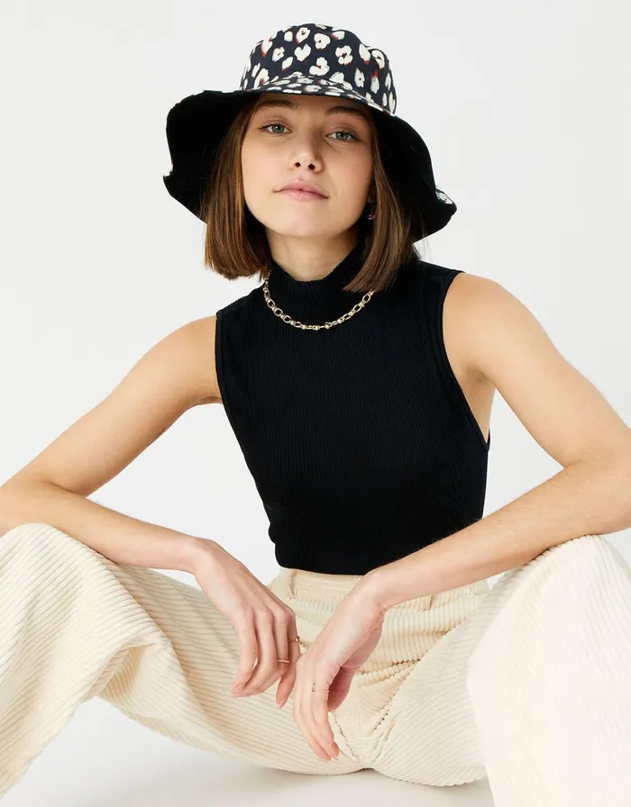 Accessorize Lillian Leopard Bucket Hat Women Hats
