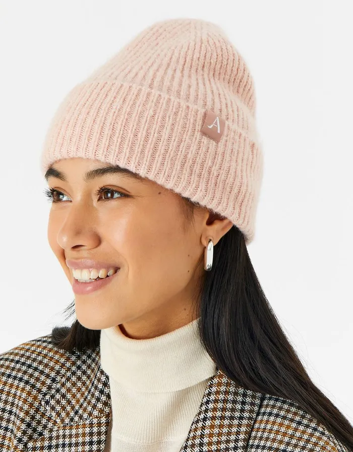 Accessorize Oslo Beanie Hat Pink Pink Women Hats