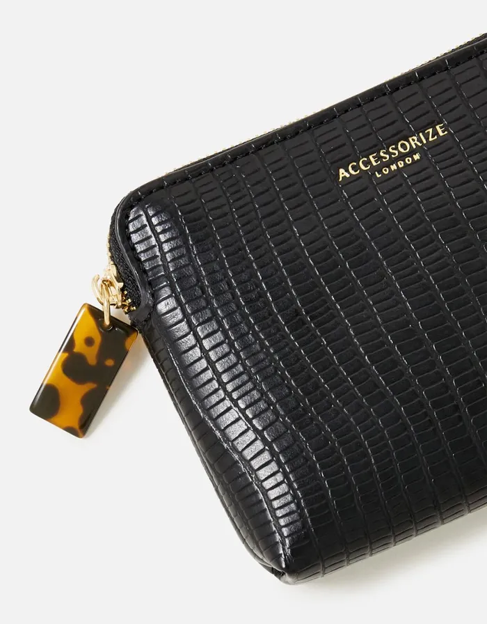 Accessorize Reptile And Resin Coin Purse Women Vegan Bags Backpacks and Purses