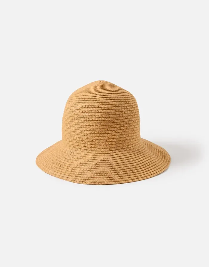 Accessorize Straw Bucket Hat Women Hats