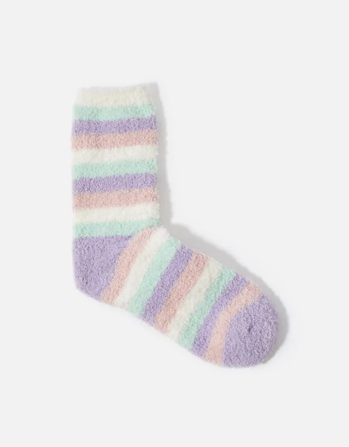 Accessorize Stripe Cosy Socks Women Socks and Tights