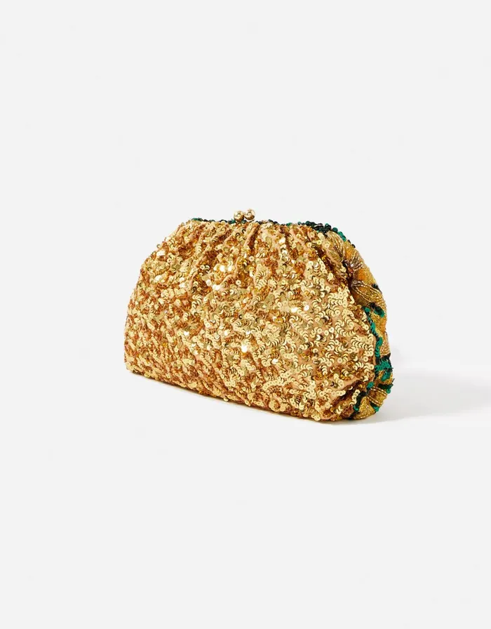 Accessorize Sunflower Embellished Bag Women Clutch Bags