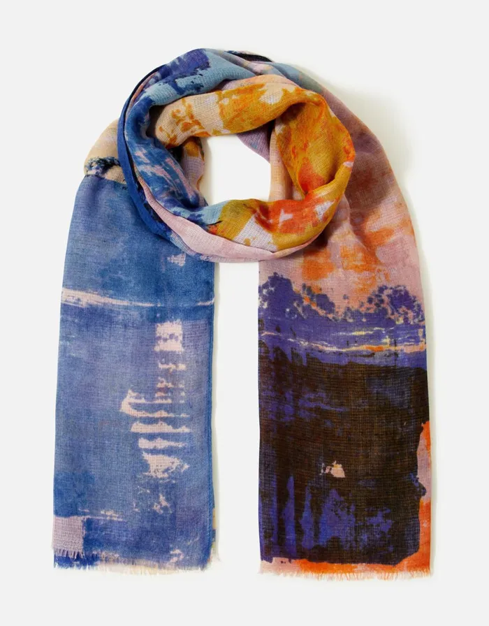 Accessorize Twilight Brushstrokes Print Scarf Women Scarves