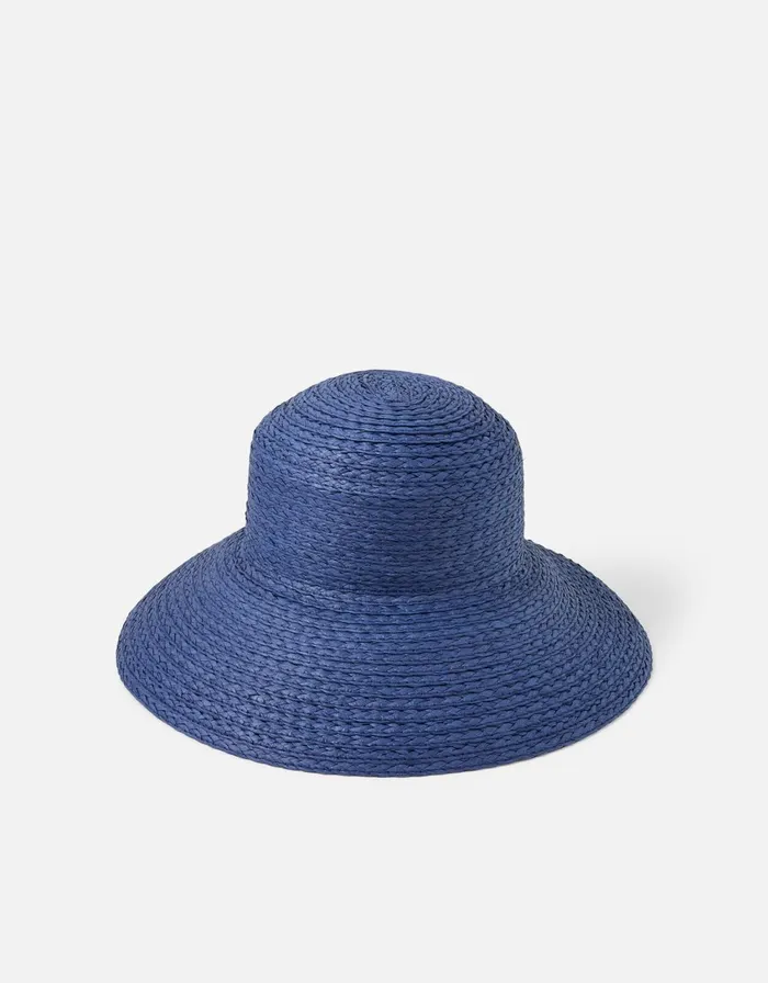 Accessorize Wide Brim Natural Bucket Hat Women Hats