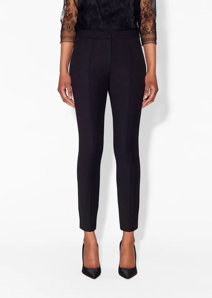 Adam Lippes Pants Cigarette Pant In Italian Stretch Twill Black 8211 Women