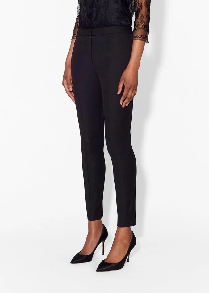 Adam Lippes Pants Cigarette Pant In Italian Stretch Twill Black 8211 Women