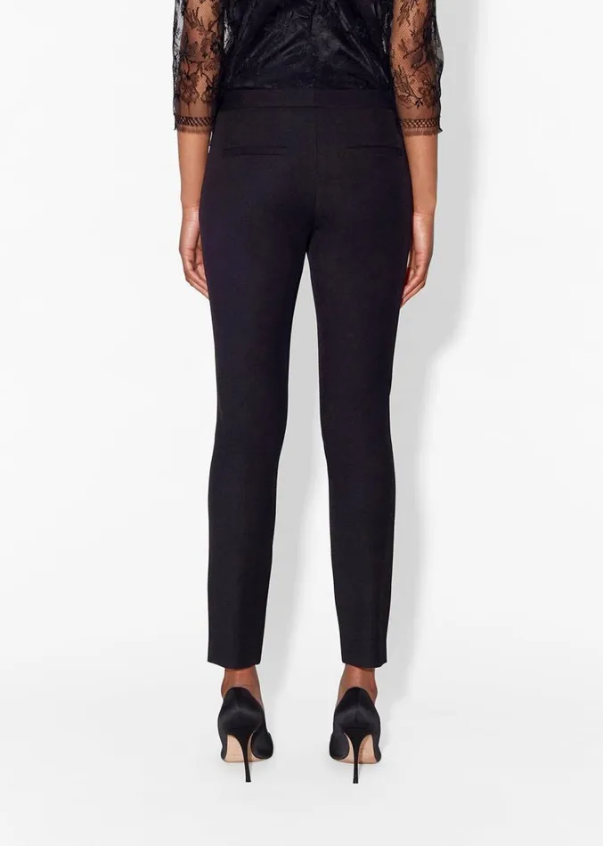 Adam Lippes Pants Cigarette Pant In Italian Stretch Twill Black 8211 Women