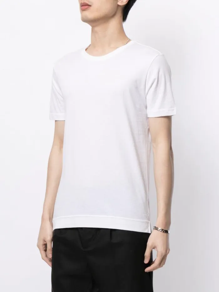 Adam Lippes TShirts Short Sleeve Crewneck TShirt In Pima Cotton White 8211 Men