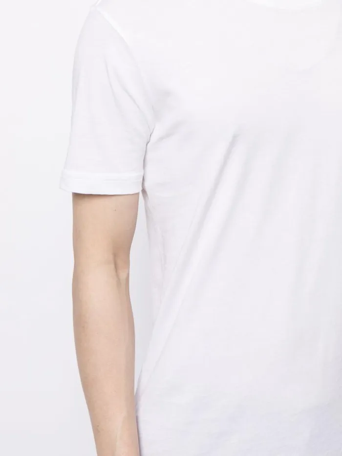 Adam Lippes TShirts Short Sleeve Crewneck TShirt In Pima Cotton White 8211 Men
