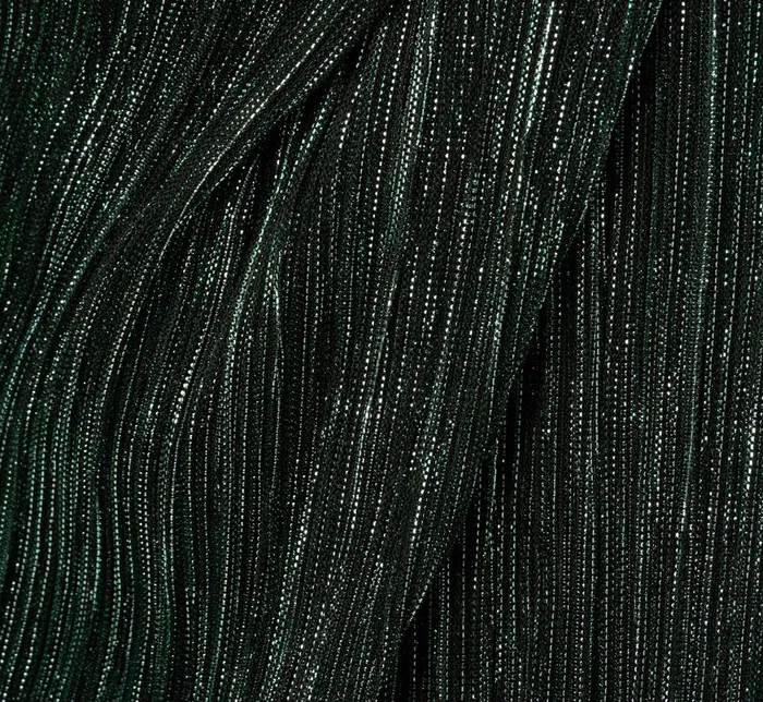 Adrianna Papell Formal Dresses Metallic Knit Halter Midi Dress With Wrap Skirt In Green Pine 8211 Women