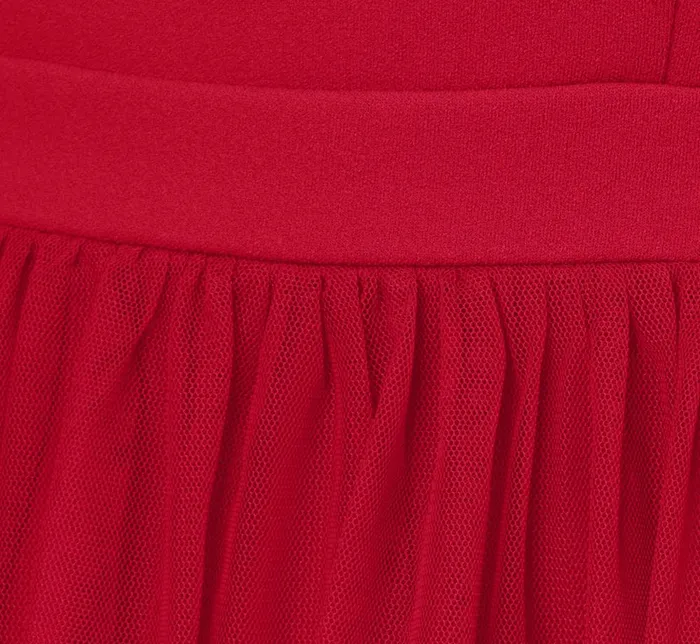 Adrianna Papell Wedding Guest Dresses Sleeveless Midi Dress With Square Neck And Tiered Skirt In Matador Red 8211 Women