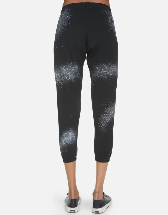 Alana Peace Teddy Black Women039s Lauren Moshi Crop Sweatpants