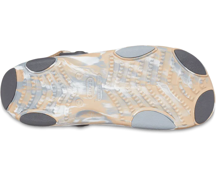 AllTerrain Marbled Sandal Chai Multi Men Crocs Sandals