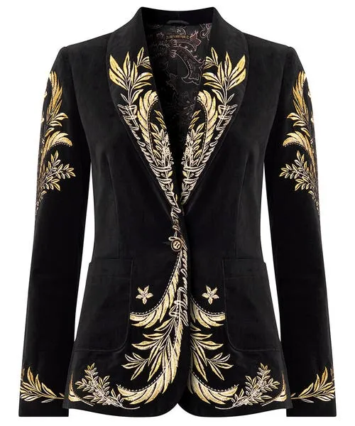 Apparel Boutique Collection Joebrowns Decadent Drama Embroidered Boutique Jacket Black Apparel Boutique Collection Joebrowns Decadent Drama Embroidered Boutique Jacket Black