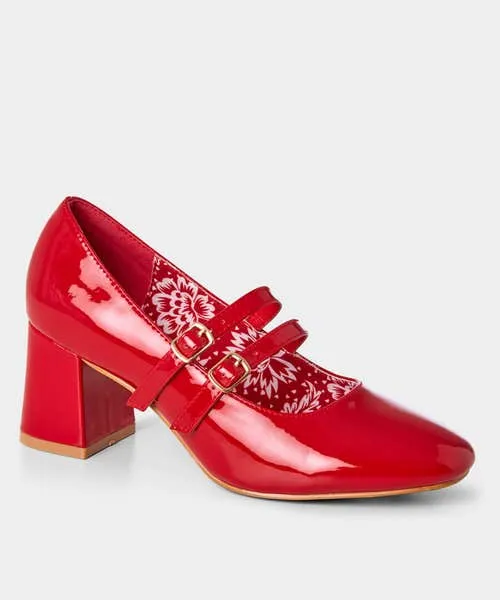 Apparel Cafe de Flore Patent Shoes Red Shoes Sandals and Boots Joebrowns