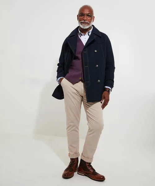 Apparel Denim Styles Joebrowns Border Pea Coat Navy