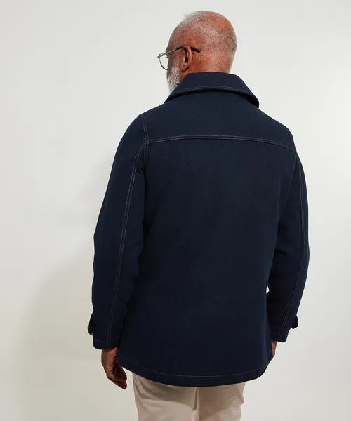 Apparel Denim Styles Joebrowns Border Pea Coat Navy