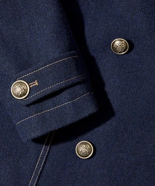 Apparel Denim Styles Joebrowns Border Pea Coat Navy