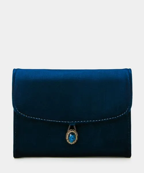 Apparel Handbags and Purses Joebrowns Beyond Glamour Jewel Trim Bag Dark Teal