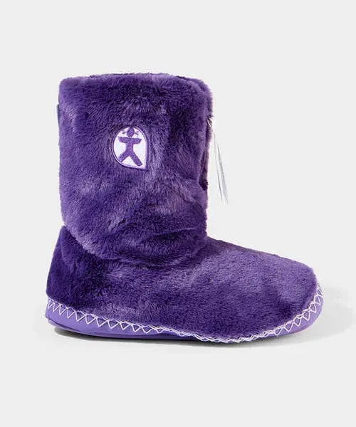 Apparel Joebrowns Grape Cosy Slipper Boots Purple Accessories and Jewellery