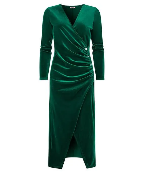 Apparel Joebrowns Make a Statement Velour Dress BlackGreen Dresses Apparel Joebrowns Make a Statement Velour Dress BlackGreen Dresses