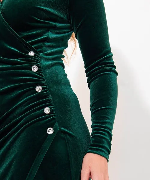 Apparel Joebrowns Make a Statement Velour Dress BlackGreen Dresses Apparel Joebrowns Make a Statement Velour Dress BlackGreen Dresses