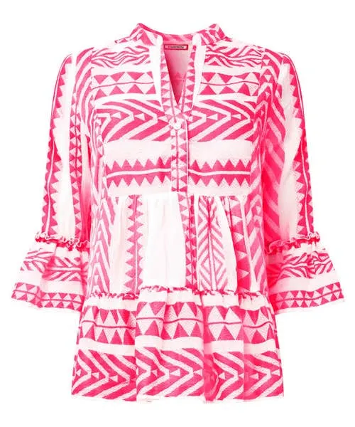 Apparel Joyful Jacquard Top Pink Tops Tunics and Blouses Joebrowns Apparel Joyful Jacquard Top Pink Tops Tunics and Blouses Joebrowns