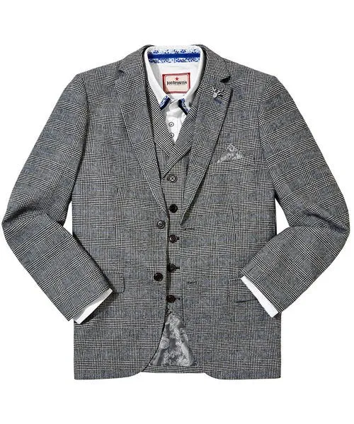 Apparel Marvellous Mix Blazer Grey Tailoring Joebrowns