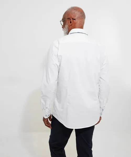 Apparel Shirts Joebrowns Terrific Triple Collar Shirt White