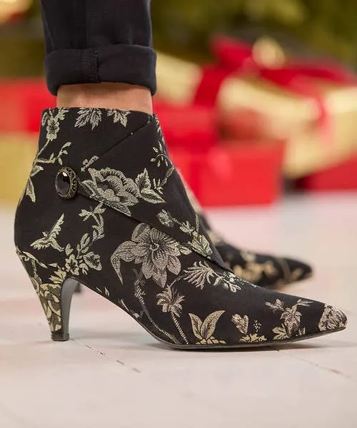 Apparel Shoes Sandals and Boots Joebrowns Into The Night Jewelled Boots GoldBlack
