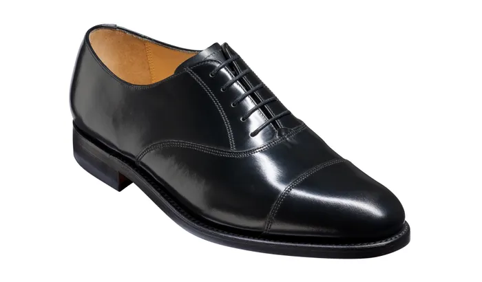 Arnold 8211 Black HiShine Men Barker Shoes Wedding Shoes