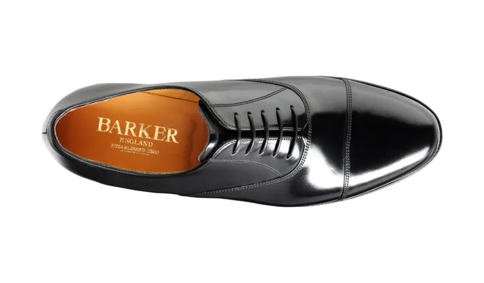 Arnold 8211 Black HiShine Men Barker Shoes Wedding Shoes